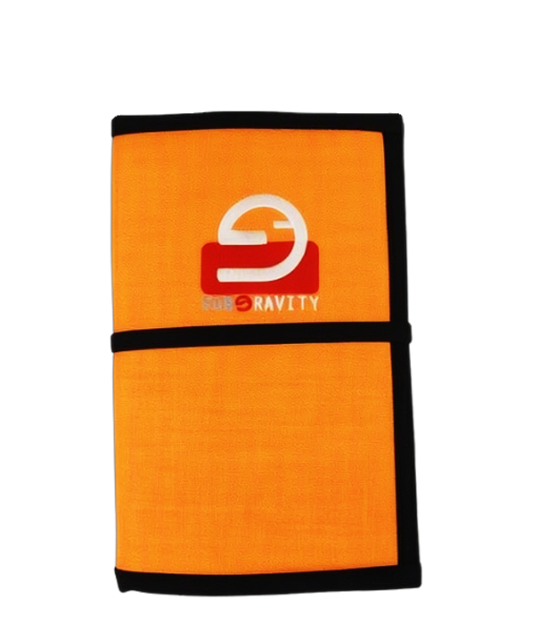 SubGravity Wetnotes Waterproof Underwater Notebook with Cordura Orange